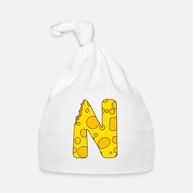 Lettre N Bonnet bio Bébé