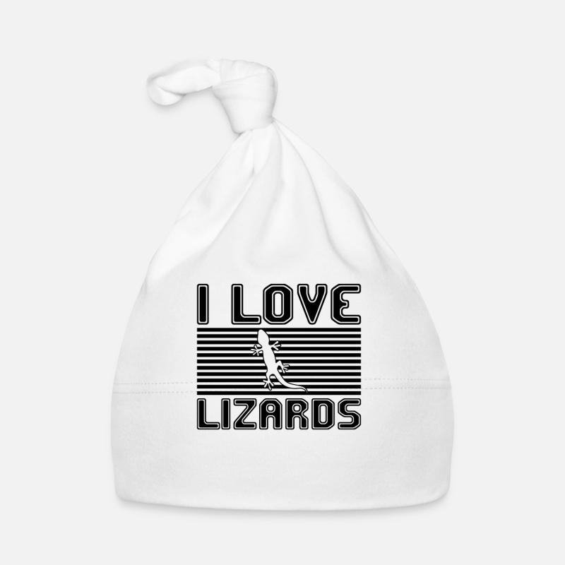 I love lizards Baby Bio-Mütze