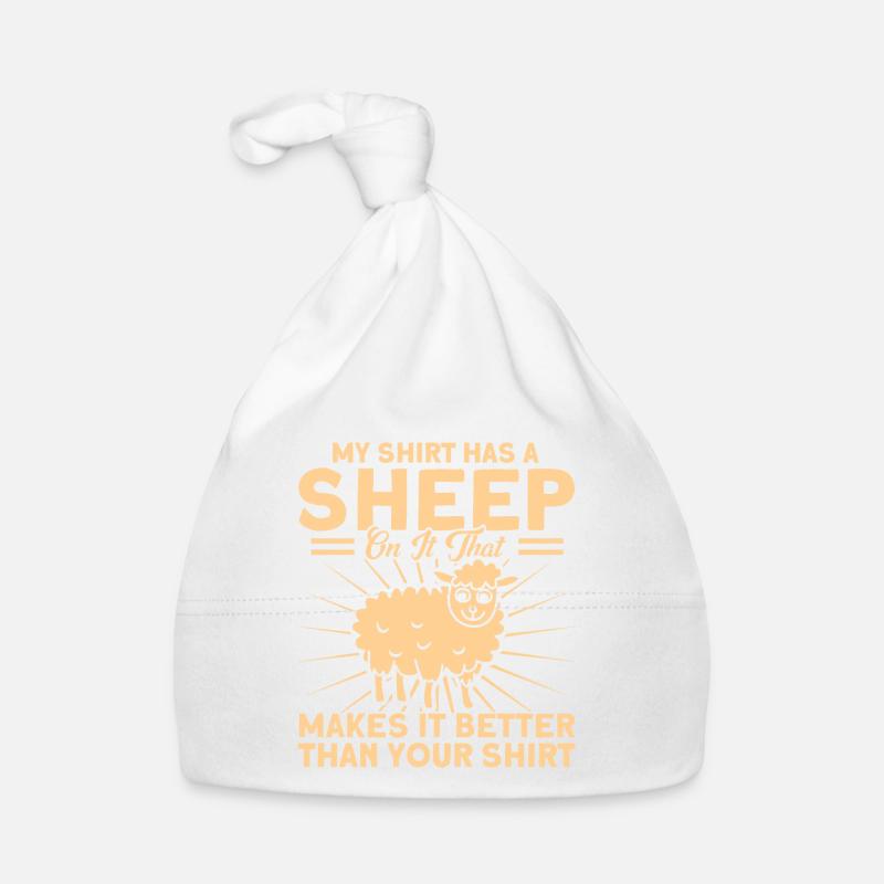 Élevage de moutons Élevage Élevage Mouton Cadeau Bonnet bio Bébé