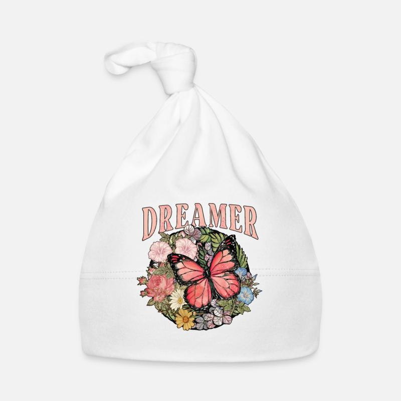 Fleur de papillon Fleurs florales Fleurs Bonnet bio Bébé