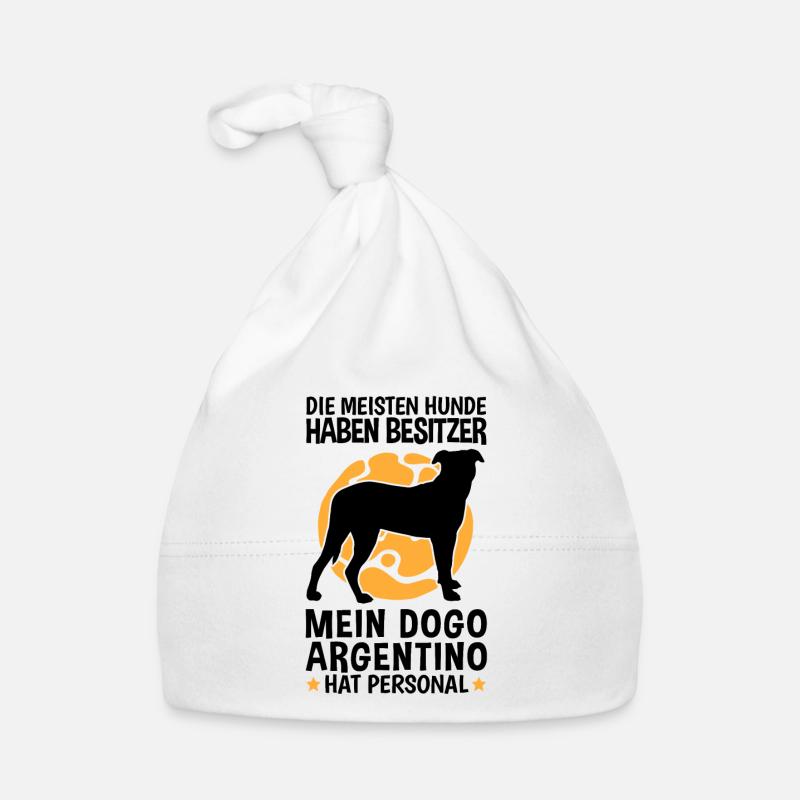 Dogo Argentino hat Personal Argentinien Dogge Baby Bio-Mütze