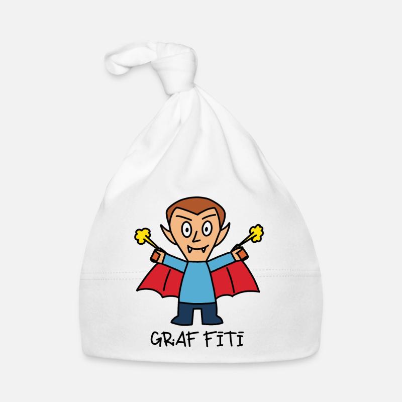 Graffiti Babyhue af økologisk bomuld