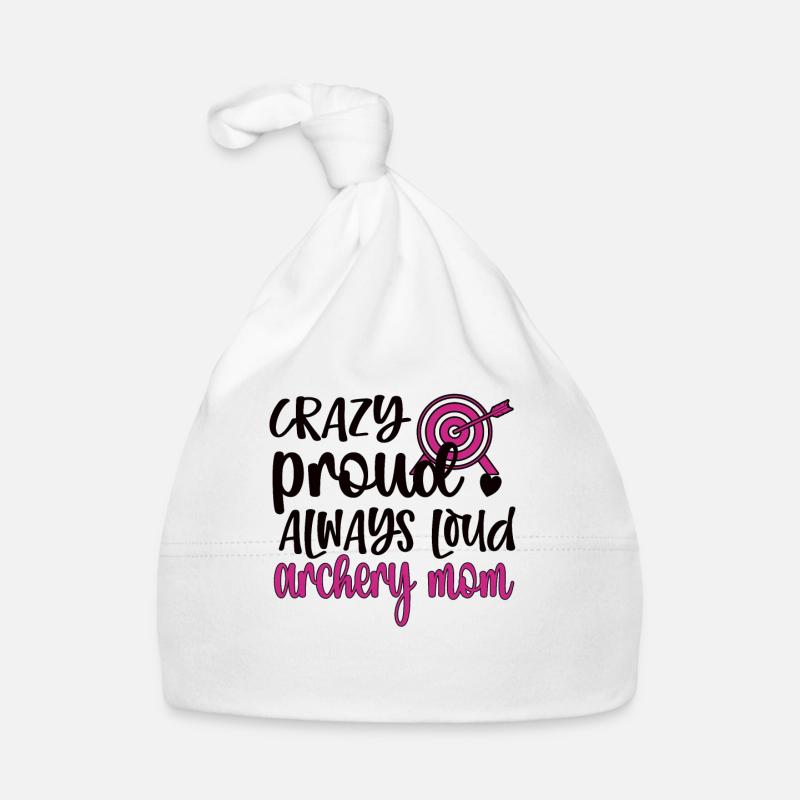 Stolze Bogenschießen-Mama Von Bogenschützen Mutter Baby Bio-Mütze