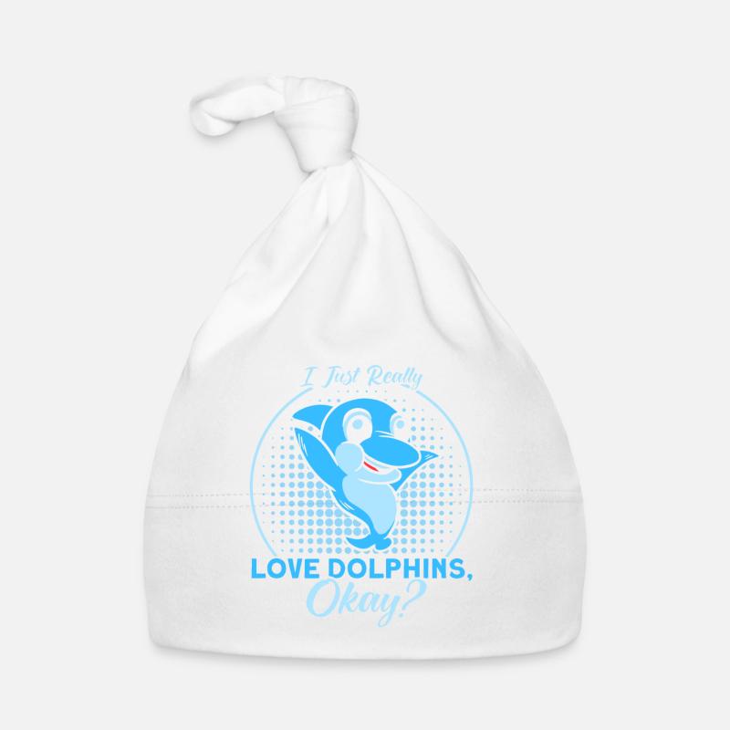 Delfin Delfin Liebhaber Tier Delfine Geschenk Baby Bio-Mütze