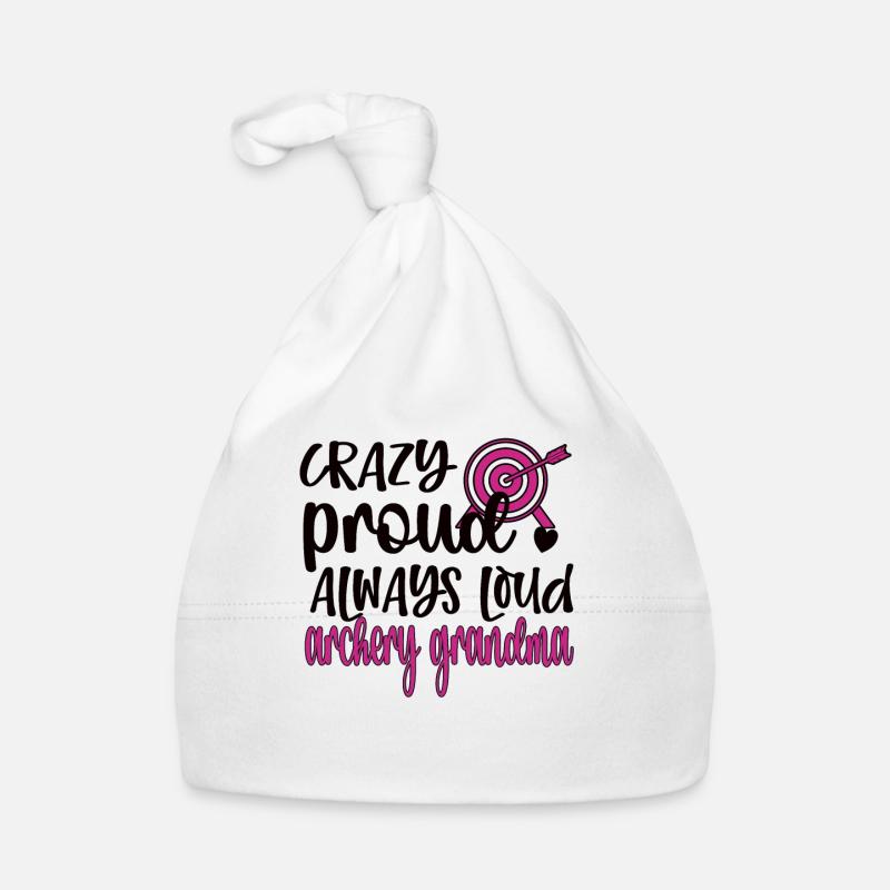 Bogenschießen-Oma Von Bogenschützen Großmutter Baby Bio-Mütze