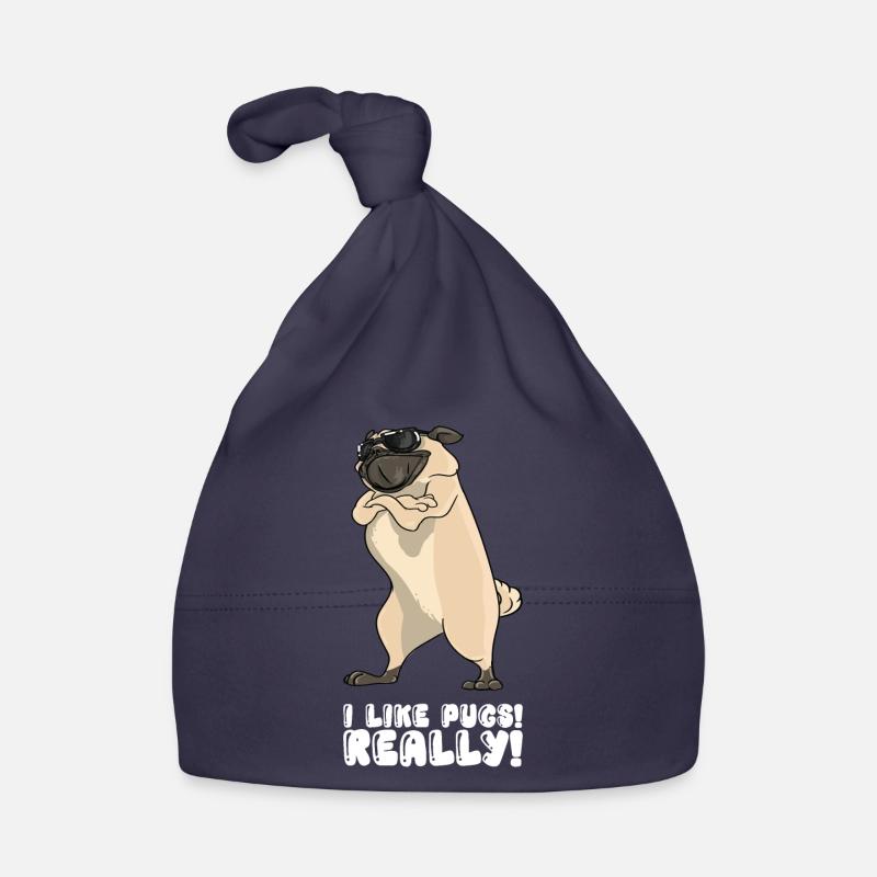 J’aime vraiment les carlins Bonnet bio Bébé