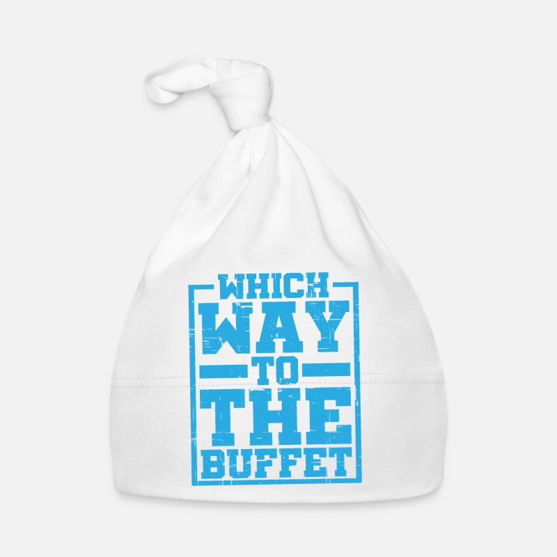 Which Way To The Buffet 11 Baby Bio-Mütze