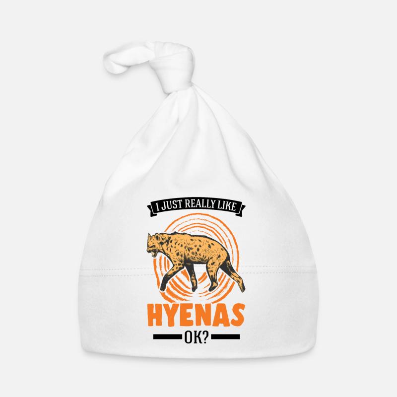 I just really like Hyenas Erdwolf Hyäne Baby Bio-Mütze