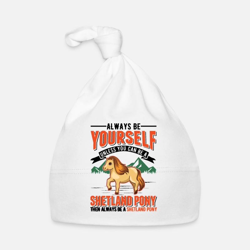 Soyez toujours vous-même Shetland Pony Shetty Bonnet bio Bébé