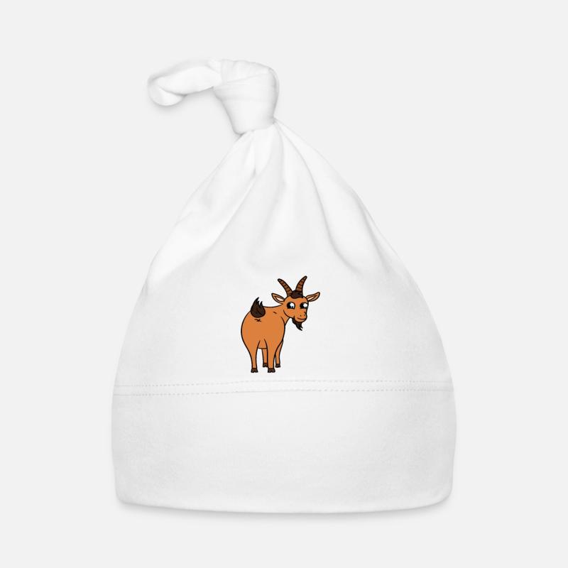 Une chèvre résout la plupart de mes problèmes Bonnet bio Bébé