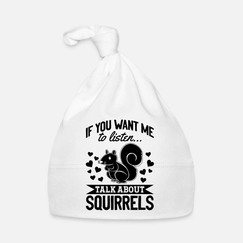 Süßes Eichhörnchen Wenn du willst, dass ich Baby Bio-Mütze