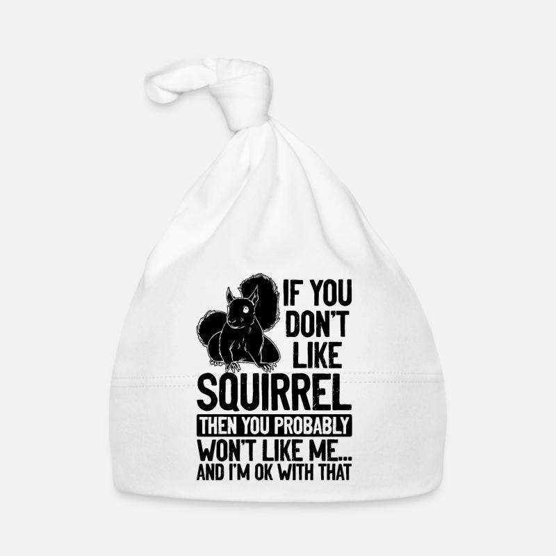 Squirrel Lover Squirrel Owner - Organic Baby Cap