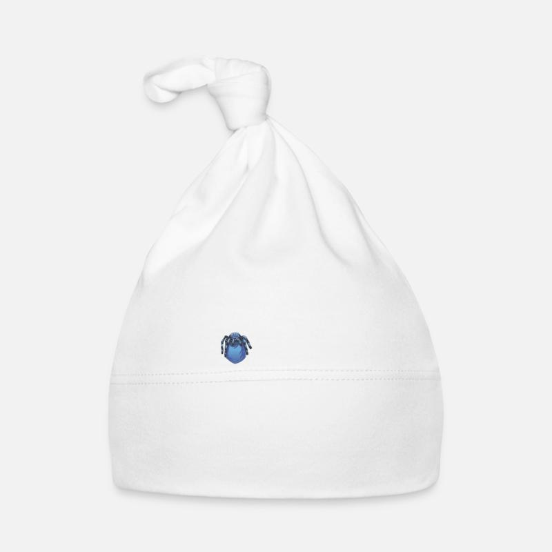 Tarantula large spider with spider web thread Organic Baby Cap