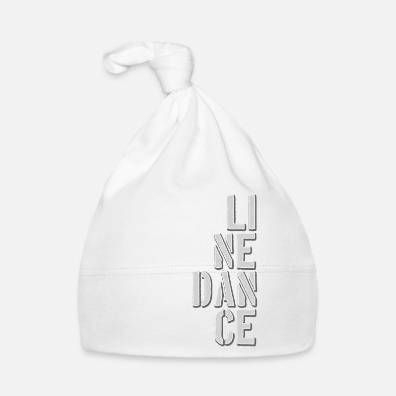 Line Dancing Line Dance - Bonnet bio Bébé - blanc