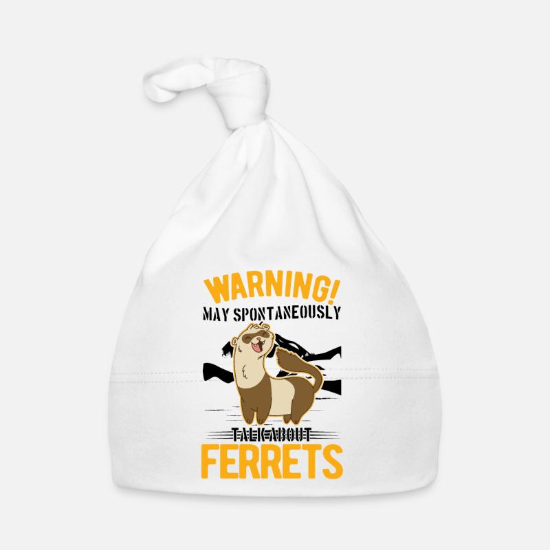 May spontaneously talk about Ferrets Frettchen Baby Bio-Mütze