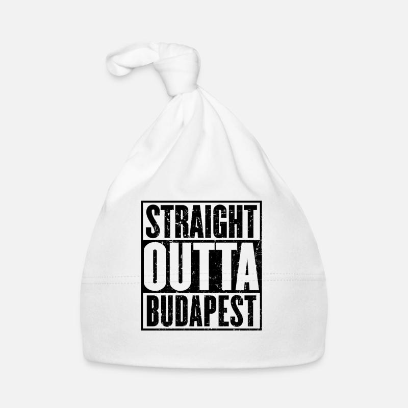 Gerade Outta Budapest Vintage Baby Bio-Mütze
