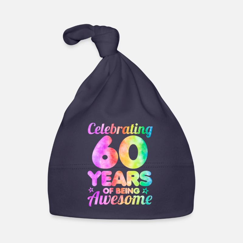Idée du 60e anniversaire célébrant 60 ans d’existence Bonnet bio Bébé