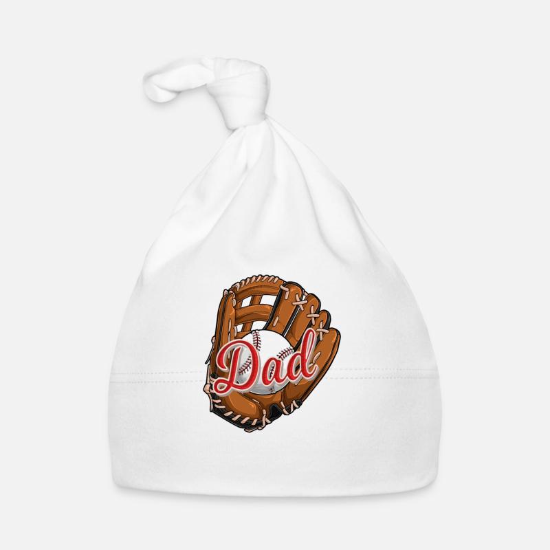 Baseball Dad For Baseball Softball Fathers Day Organic Baby Cap