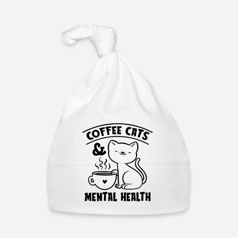 Psychic Coffee Mental Coffee Drinker Gift Idea Organic Baby Cap