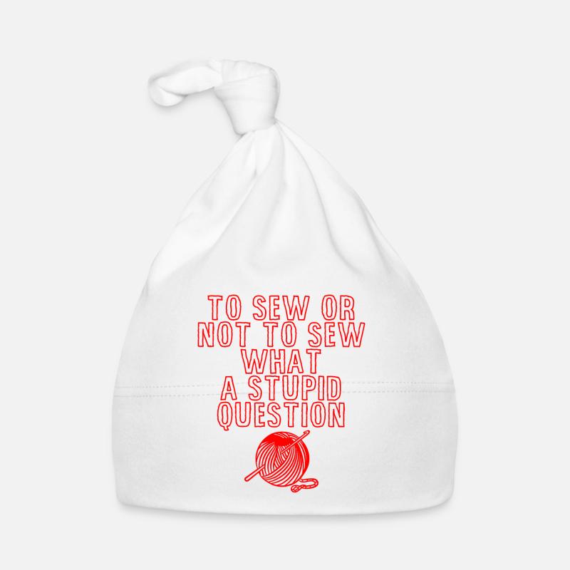 To Sew Or Not To Sew, What A Stupid Question 4 Baby Bio-Mütze