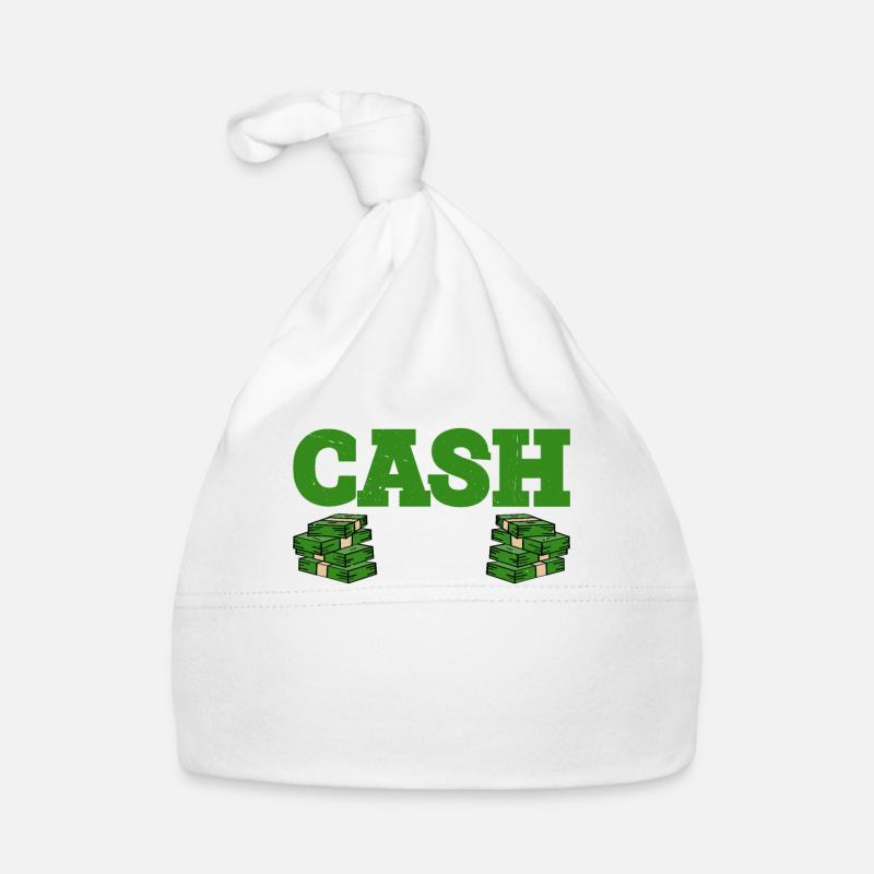Cash Is Awesome 5 Organic Baby Cap