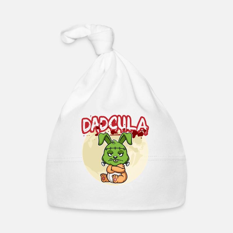 Dadcula Dracula Vampire Dad Funny Halloween Party Baby Bio-Mütze