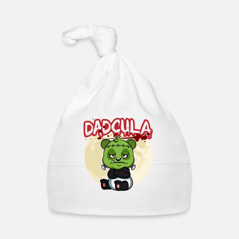 Dadcula Dracula Vampire Dad Funny Halloween Party Baby Bio-Mütze