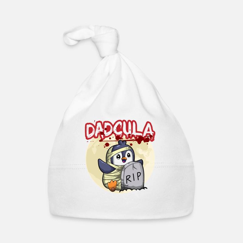 Dadcula Dracula Vampire Dad Funny Halloween Party Baby Bio-Mütze