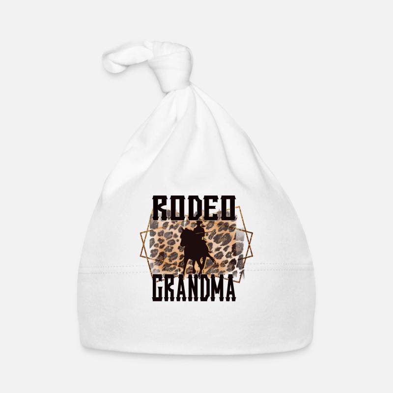 Rodeo Oma Beste Rodeo-Reiter Großmutter Geschenk Baby Bio-Mütze