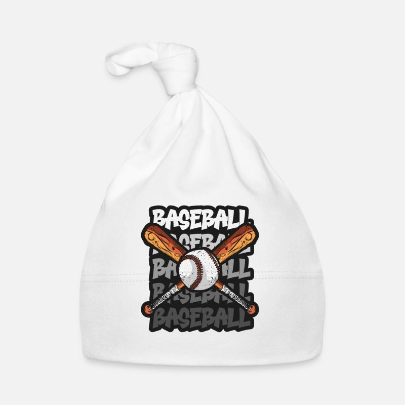 Baseball present home run baseball player athlete Organic Baby Cap