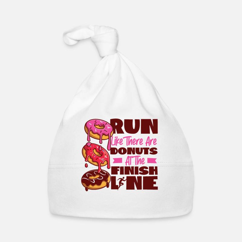 Running Runner Half Marathon Donut Baby Bio-Mütze