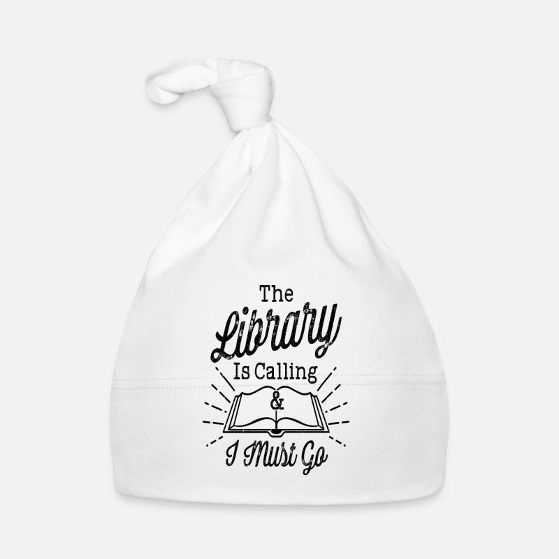 Librarian Library Books Organic Baby Cap