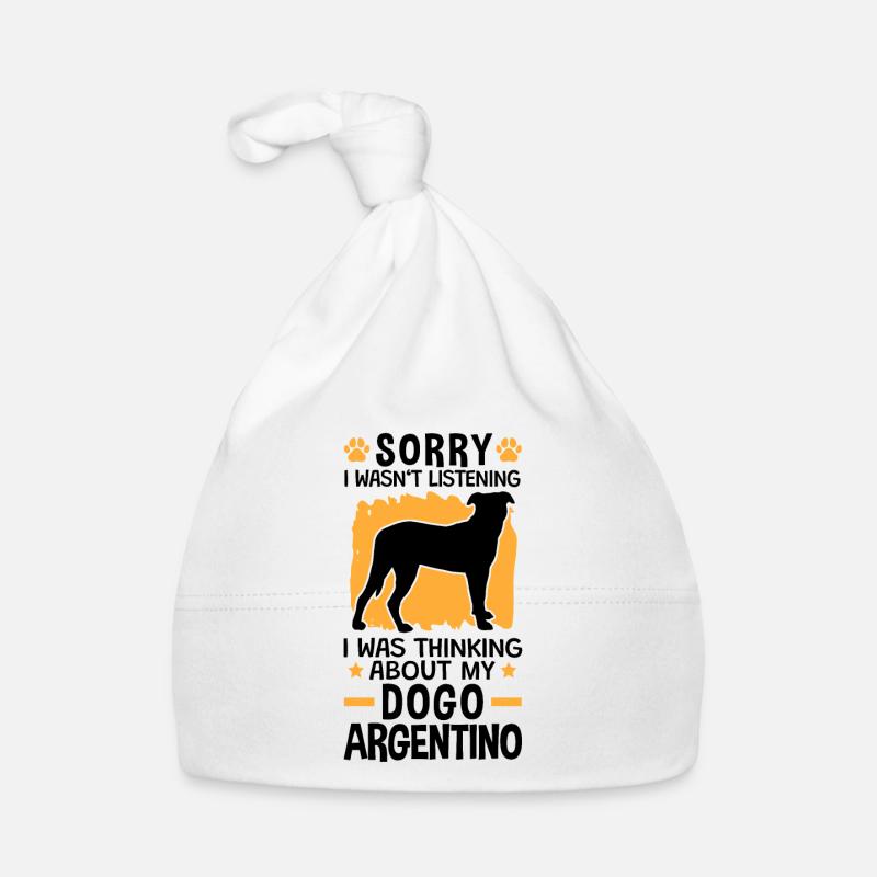J’ai pensé à mon Dogo Argentino Bonnet bio Bébé
