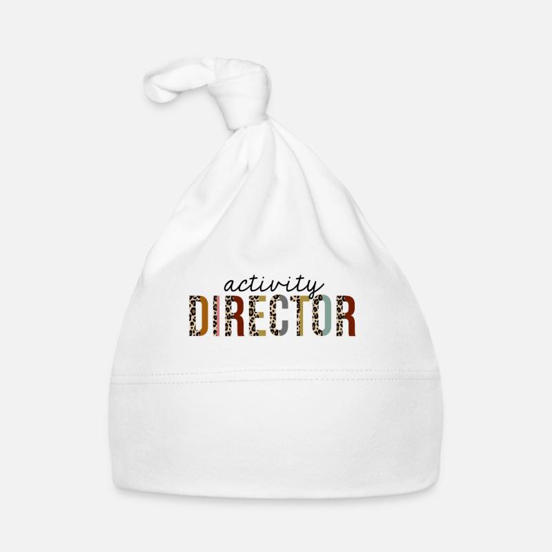 directeur d'activité imprimé léopard drôle Bonnet bio Bébé