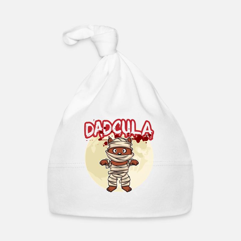 Dadcula Dracula Vampire Dad Funny Halloween Party Baby Bio-Mütze