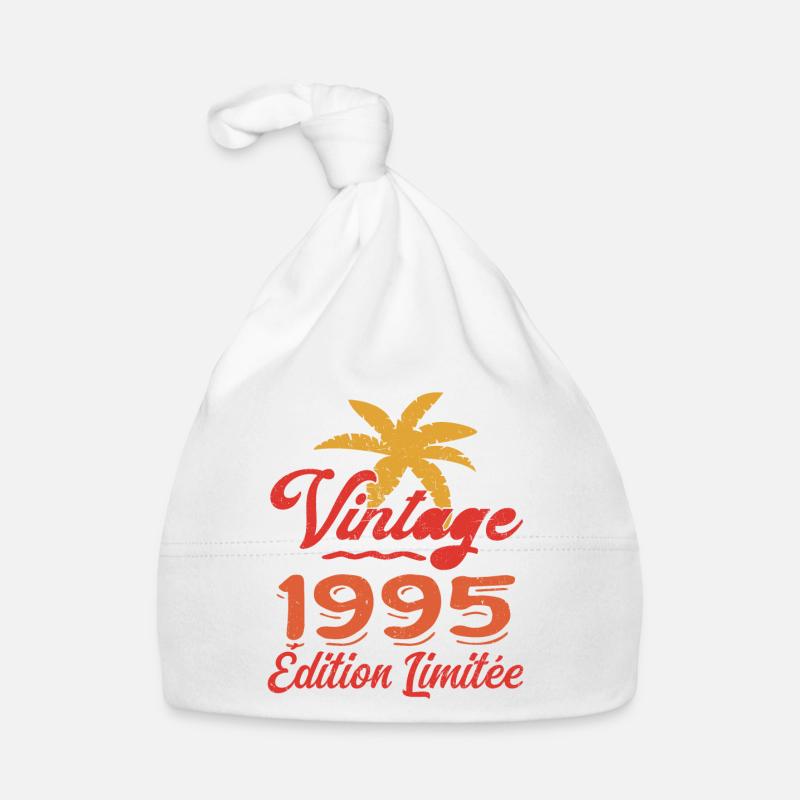 Vintage 1995 Edition Limitée Bonnet bio Bébé