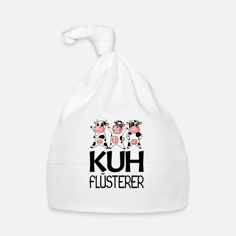 Kuh Kühe Baby Bio-Mütze