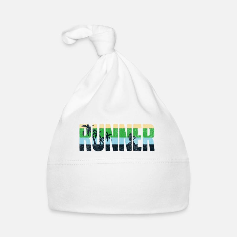 Running Runner Semi-Marathon Rétro Bonnet bio Bébé