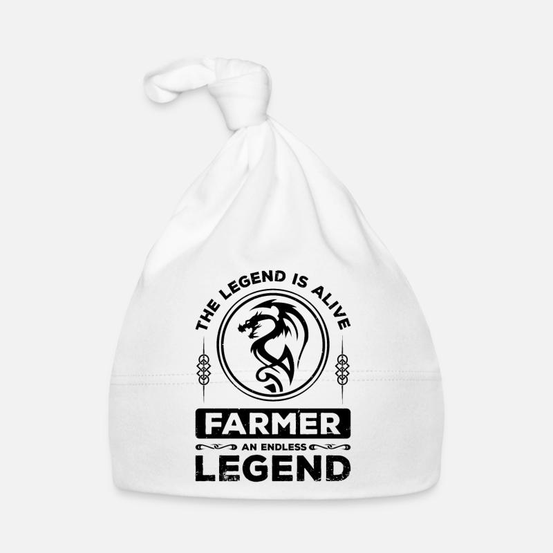 The Legend Is Alive Farmer An Endless Legend Agric Baby Bio-Mütze
