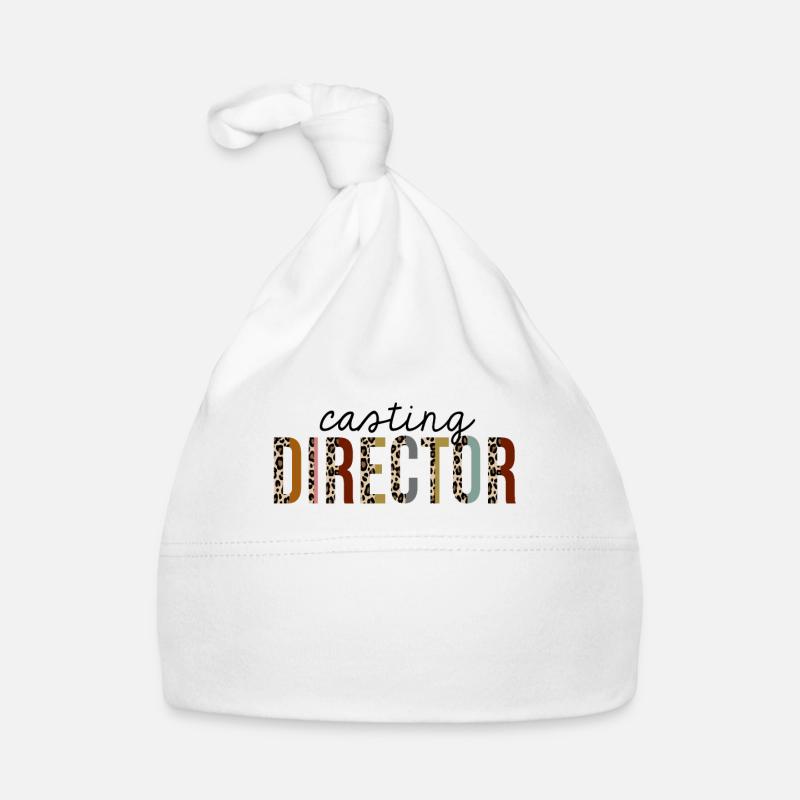 Directeur de casting imprimé léopard drôle Bonnet bio Bébé
