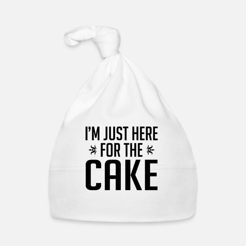 Im Just Here For The Cake Kuchen Baby Bio-Mütze