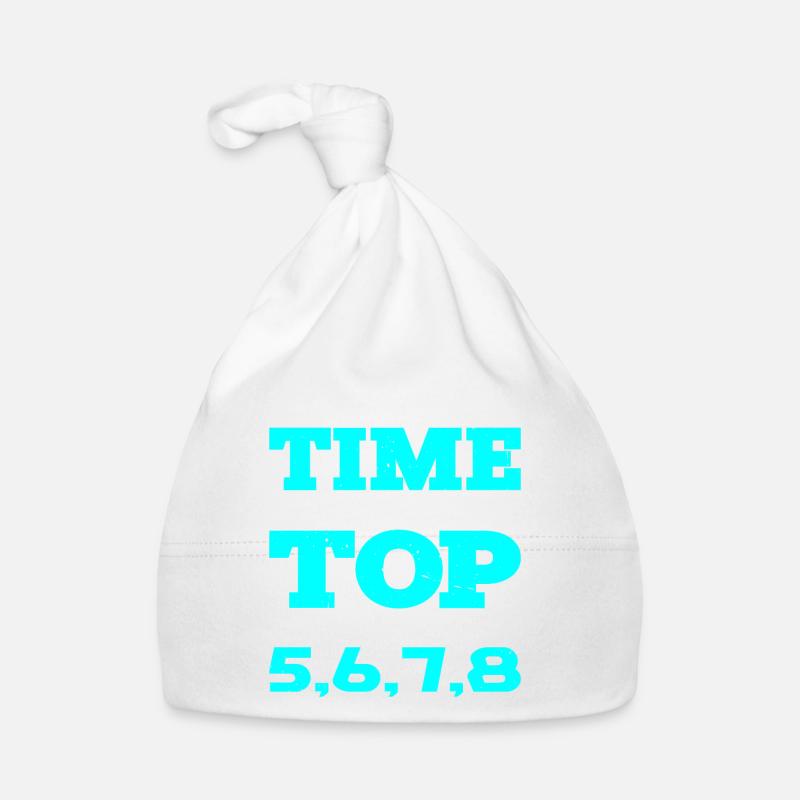 One more time from the top and 5,6,7,8 Organic Baby Cap