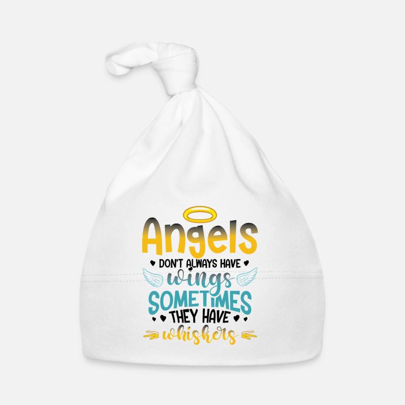 Les anges n’ont pas toujours d’ailes. Bonnet bio Bébé