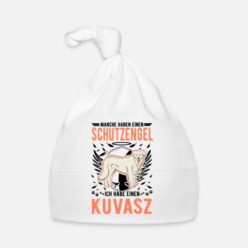 Kuvasz Schutzengel Baby Bio-Mütze