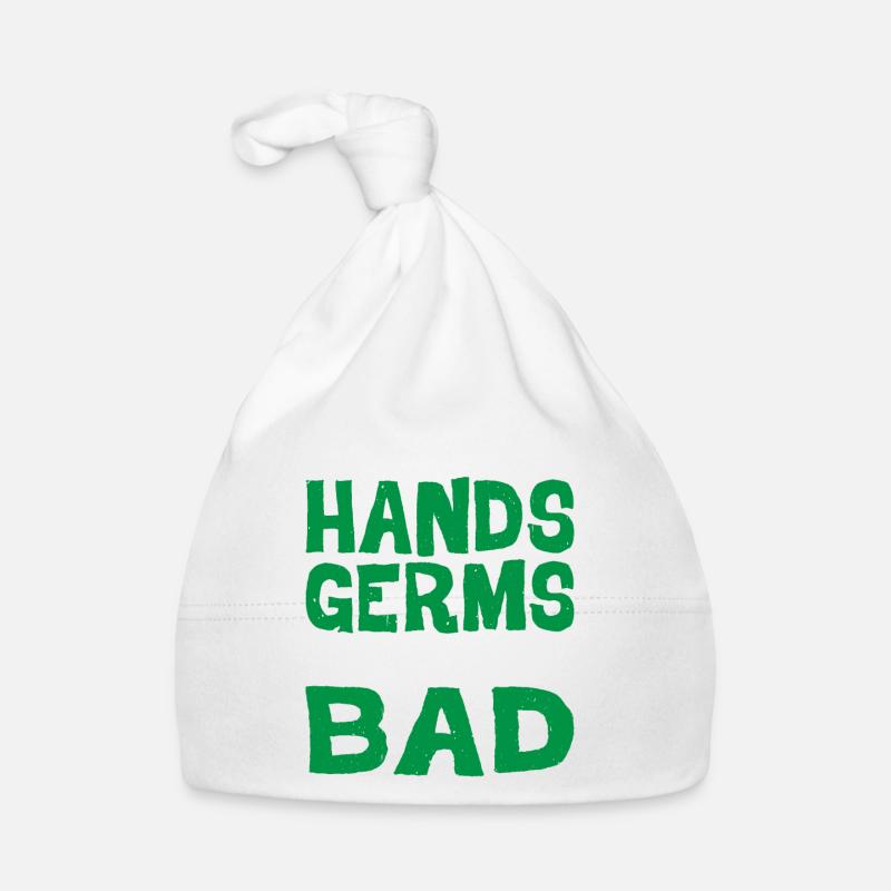 Lavez-vous les mains, les germes sont mauvais 2 Bonnet bio Bébé