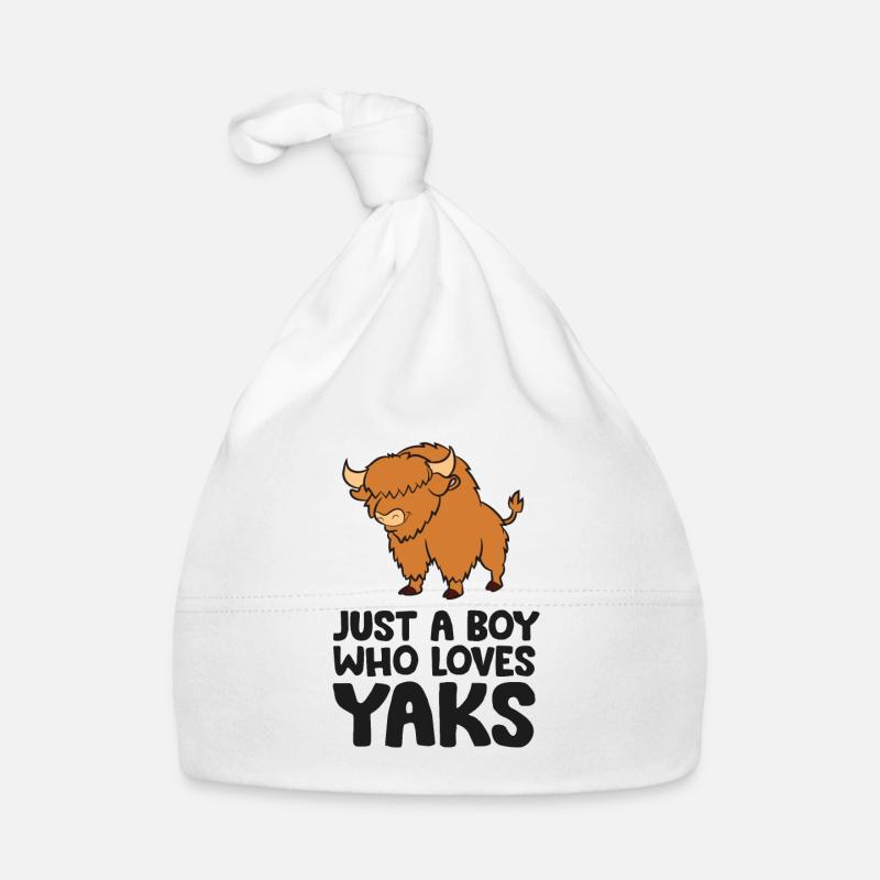 Nur ein Junge, der Yaks liebt Baby Bio-Mütze