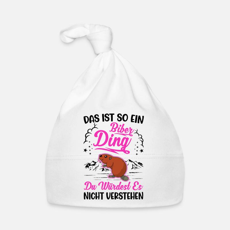 This is such a beaver ding beaver dam Organic Baby Cap