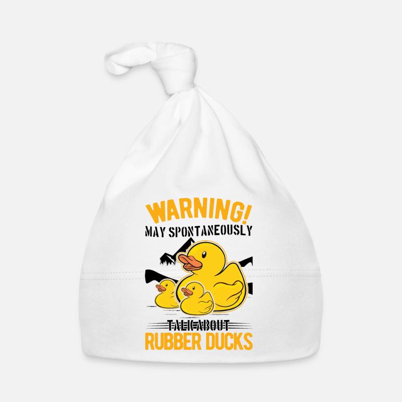 May spontaneously talk about Rubber Ducks Baby Bio-Mütze