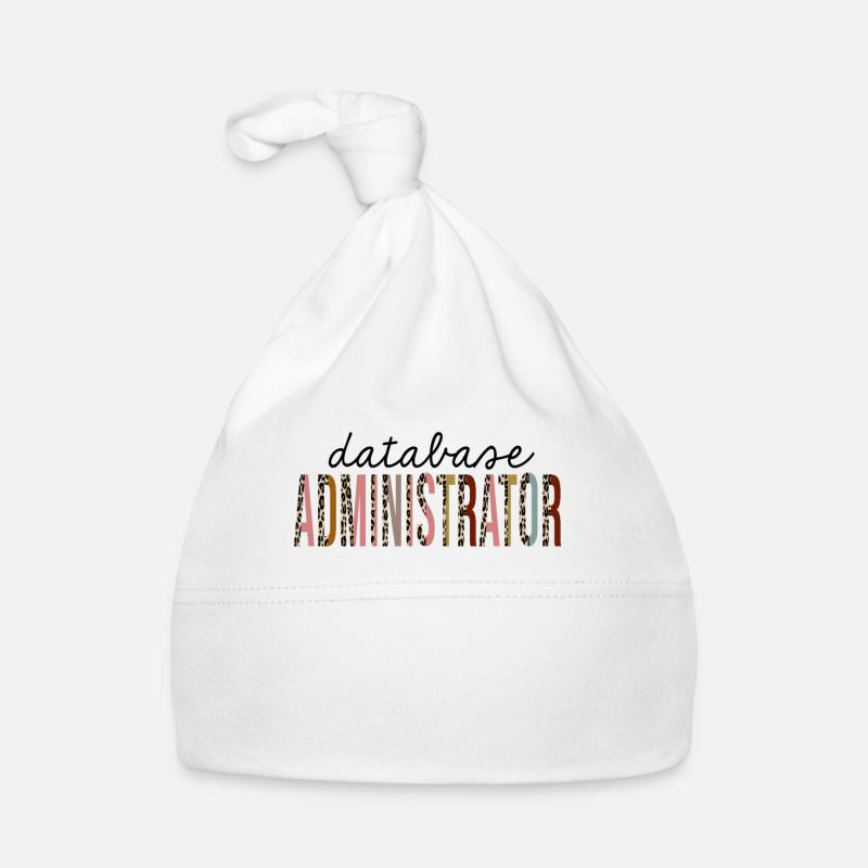 Administrateur de base de données Leopard Print Funny Bonnet bio Bébé