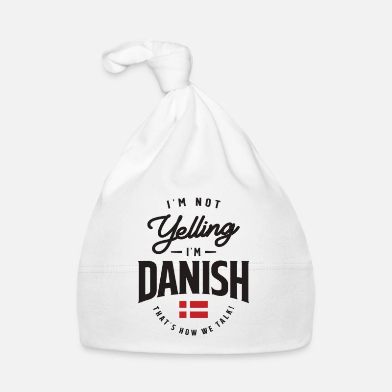 Ich schreie nicht, ich bin Danish Funny Danish Pride Baby Bio-Mütze